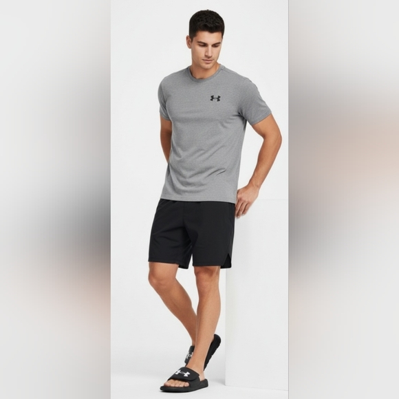 Undet Armour Men's Black Slides Ignite Pro Size 8 US - Picture 2 of 8